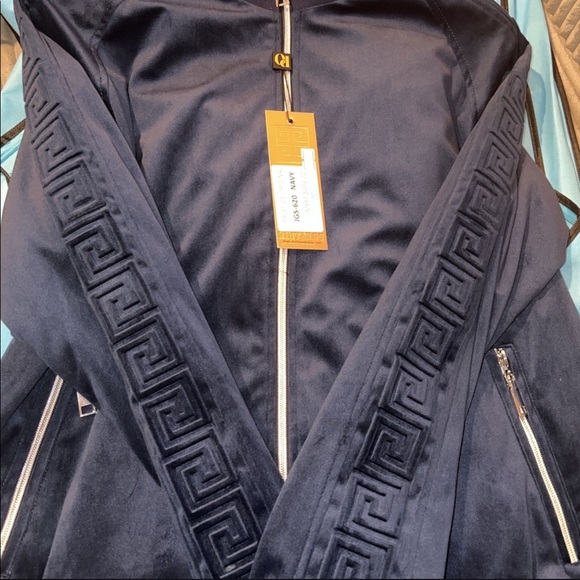 Prestige Original Navy Blue Luxury Velour Velvet - Picture 3 of 4